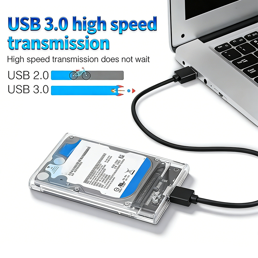 External Ssd - 2.5 Inch Transparent SATA to USB