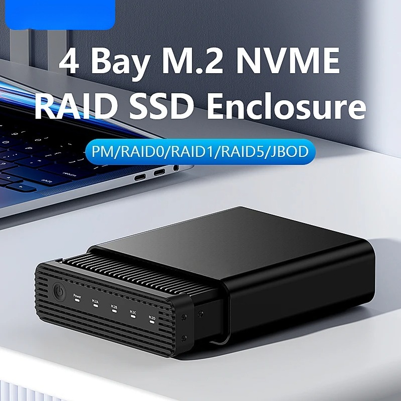 Aluminum M2 4-Bay USB4 Externa - External Ssd review and price